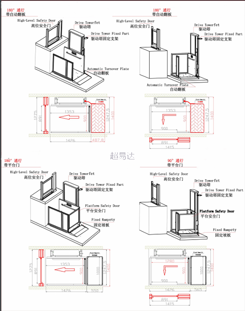 残疾人升降机